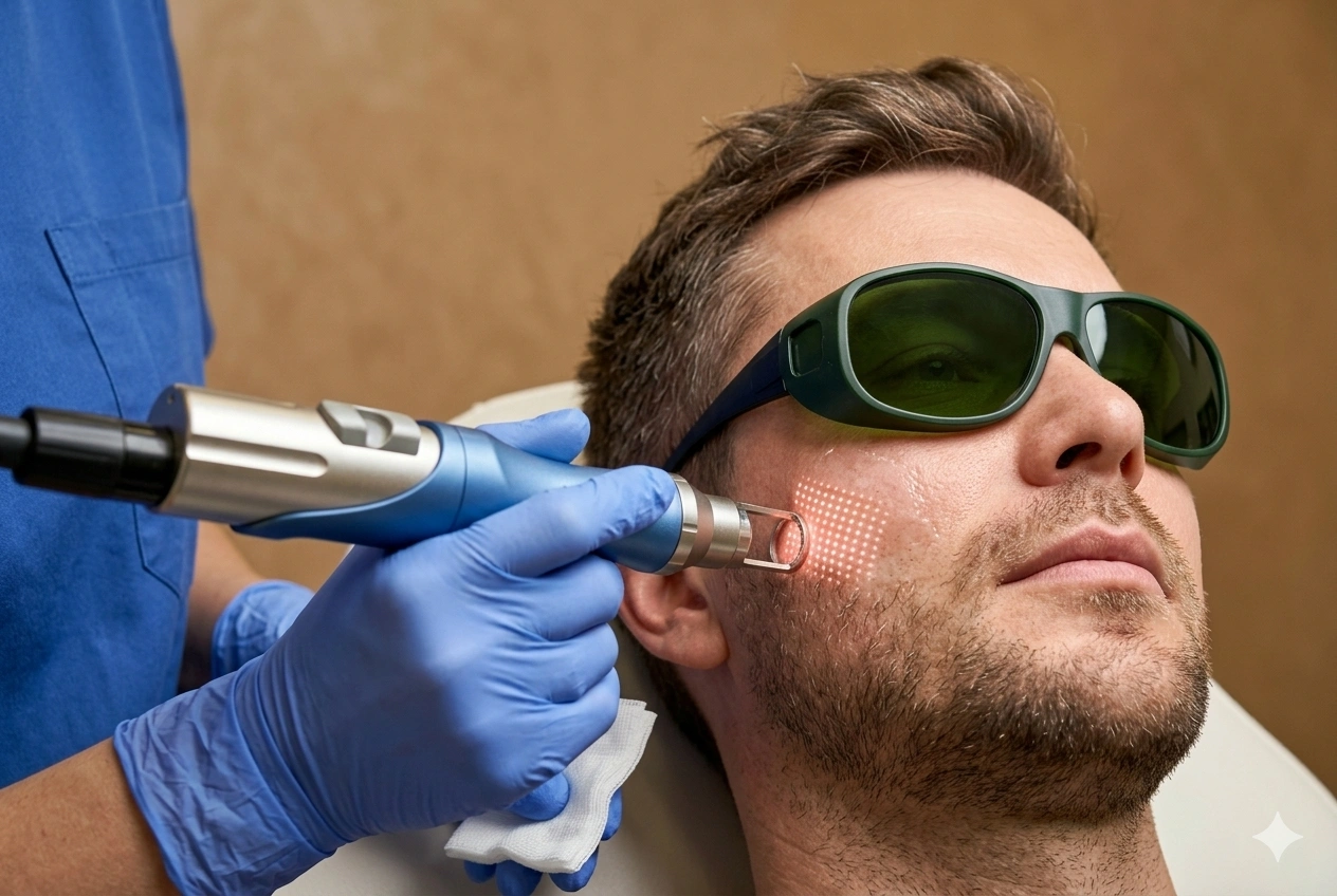 CO2 Fractional Laser with Erbium Glass