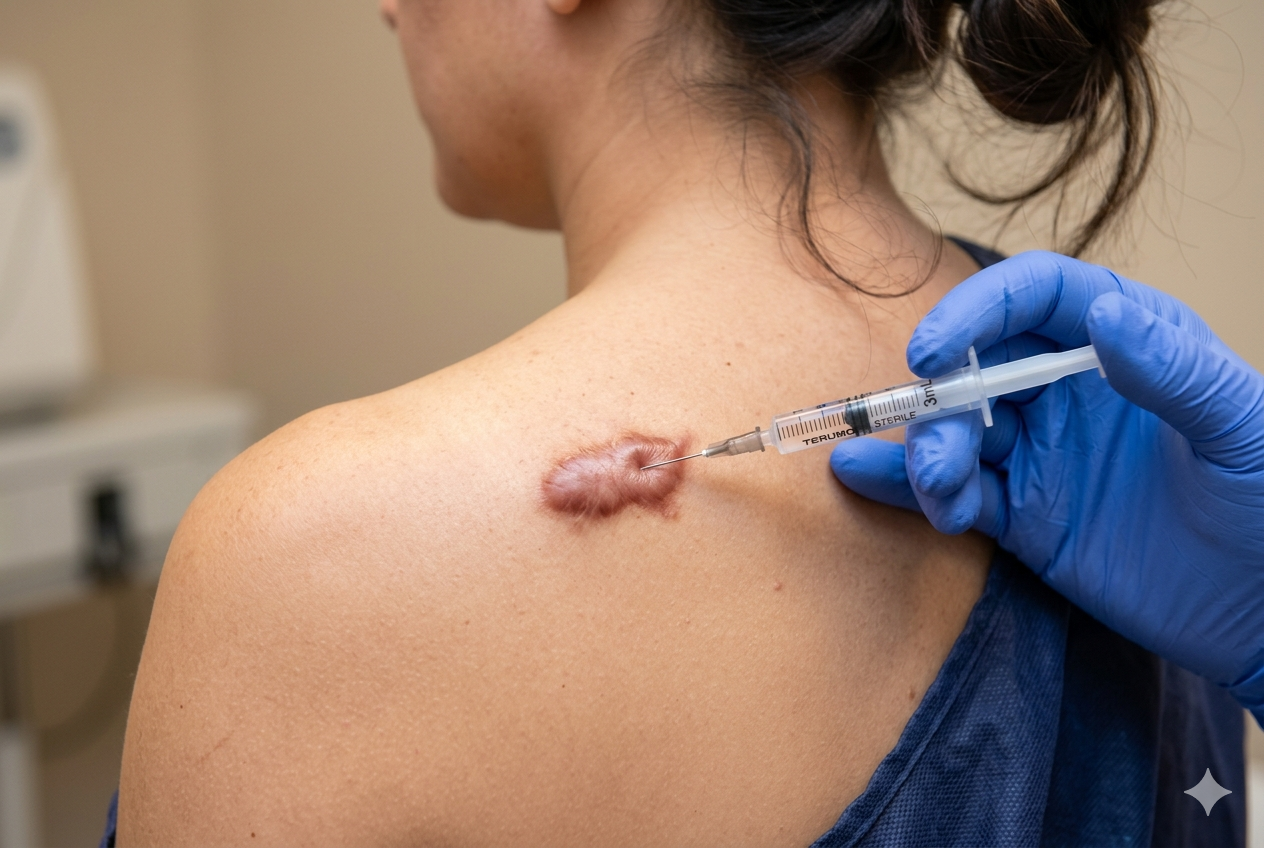 Keloid Intralesional
